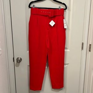 NWT Red ZARA trousers